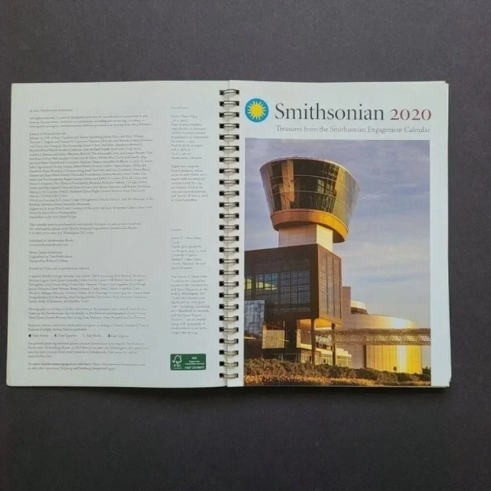 5/$15 Treasures from Smithsonian Engagement Calendar 2020 Friends of Spiral Boun